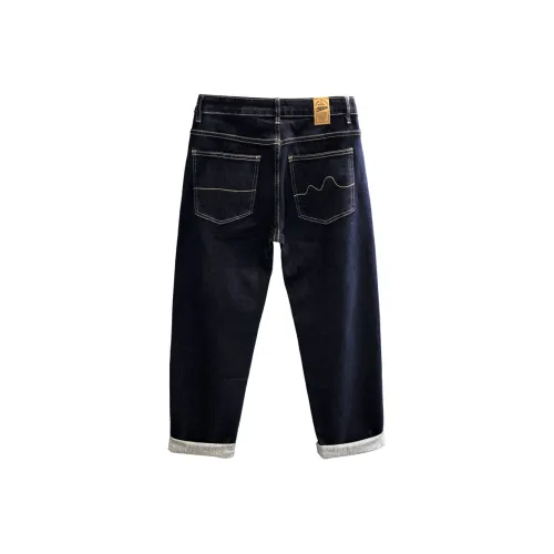 YGQPZHZ 2025 Эластичные Прямые Брюки Мужские