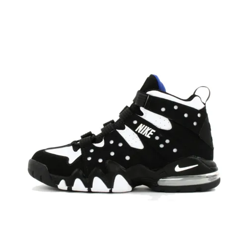 Nike Air Max 2 CB 94 Амортизация MID Топ Винтажные баскетбольные кроссовки Унисекс Черный белый
