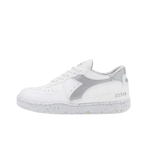 DIADORA Mi Basket Износостойкий Низкий Топ Повседневная Обувь Унисекс Белый