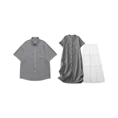 QYPRF Одежда для пары Женские Комплект/Мужская рубашка Женские парные комплекты