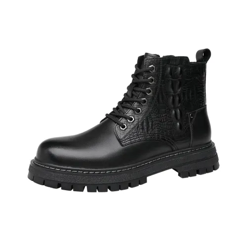 HD Short Martin Boot Мужской Черный