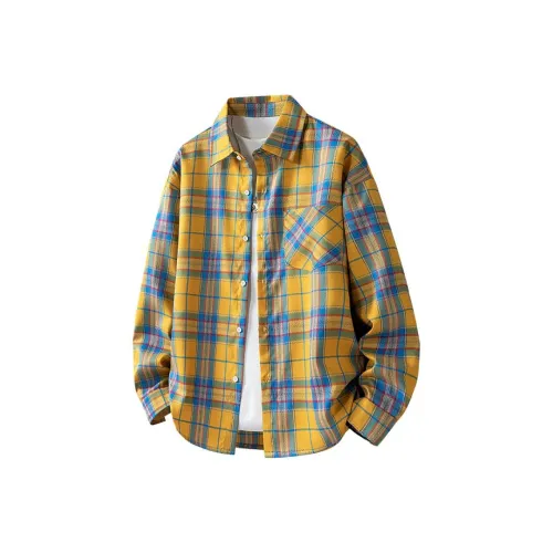 COPICVEN Желтая Унисекс Рубашка