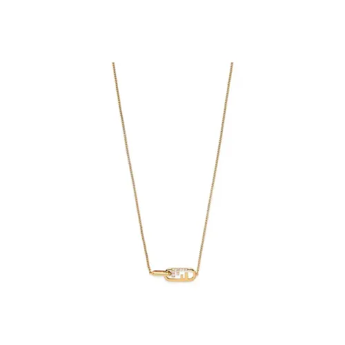 FENDI Metal Necklaces Металлик Женские