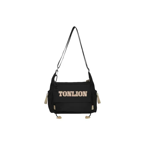 Tonlion Нейлоновая Сумка через плечо Унисекс Красная Черная