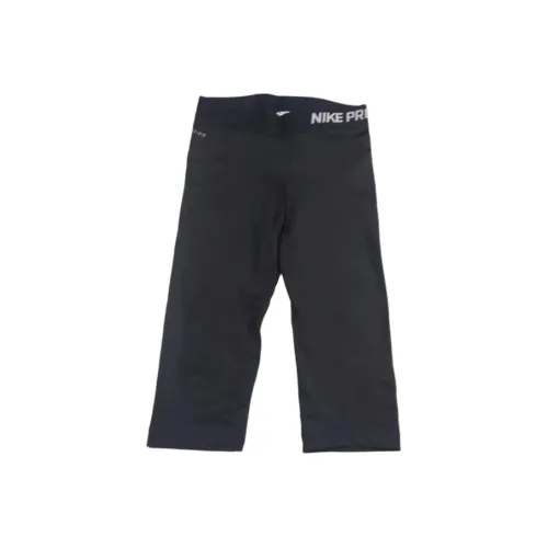 NIKE Pro Черные Женские Спортивные Шорты