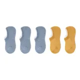 5 пар (3 синих + 2 желтых)