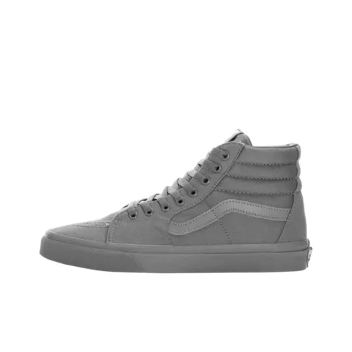 Vans Sk8 Hi Устойчивые к истиранию высокие кроссовки для скейтбординга Мужские Серые