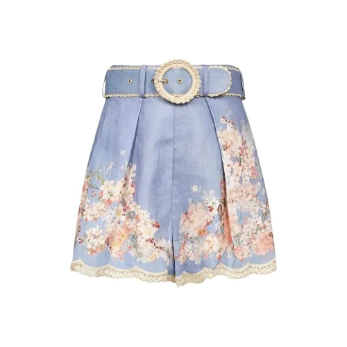 Zimmermann Синие Женские Повседневные Шорты