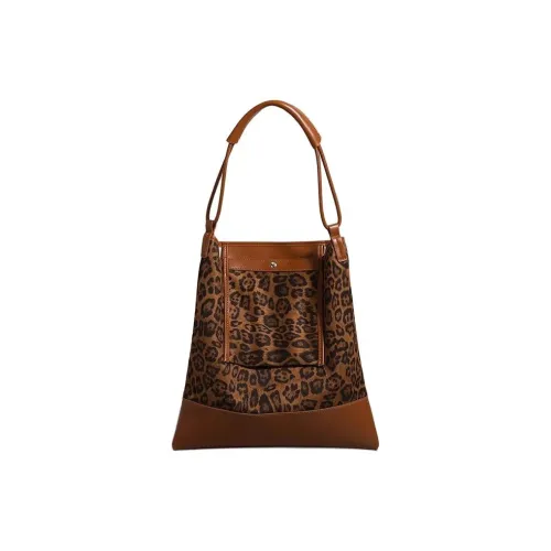 VIHUS ПУ (полиуретан) Сумка через плечо Тоут Женская Карамельный Коричневый Черный