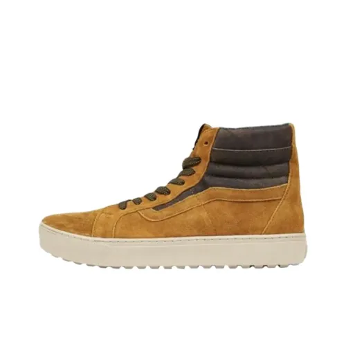 Vans MTE Sk8 Hi Устойчивые к истиранию высокие кроссовки для скейтбординга Мужские Коричневые