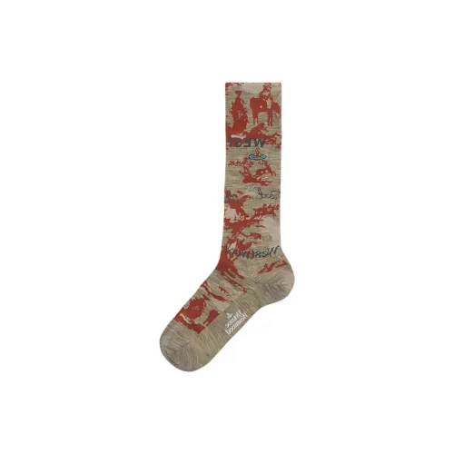 Vivienne Westwood Песочные женские носки MID до икры