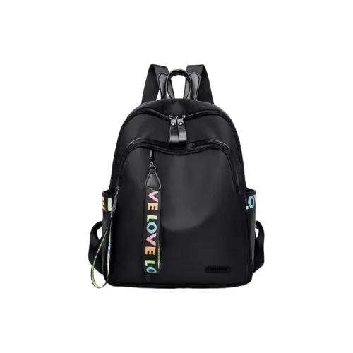 Tonlion Ткань Рюкзак Женские Черный