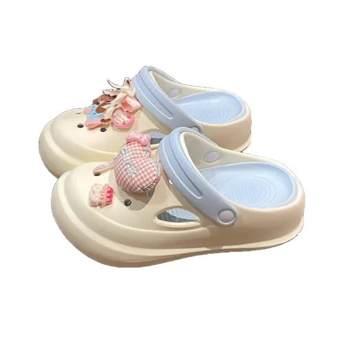 TAFN Сабо Стиль 01 Белый и синий цвет Женские