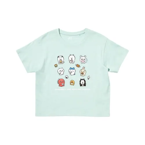 UNIQLO Chiikawa X Joke Bear and Friends Collaboration T-рубашка SS25 Дети 3-7 лет