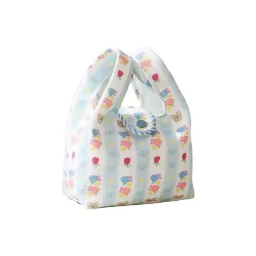 ZHENZI Милый медведь Сумка Большая вместимость Офис Essentials Сумка из холста Сумка через плечо Сумка-ланчбокс Сумка-ланчбокс