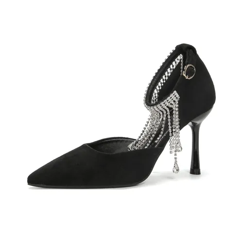 Zubumei Узкий каблук Высокие каблуки Женские Черный