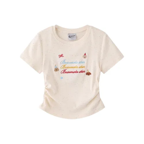 INNI Абрикос Женские Рубашки T