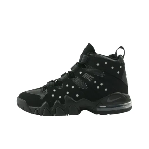 Nike Air Max 2 CB 94 Устойчивый к истиранию MID Топ Винтажные баскетбольные кроссовки Мужской Черный белый