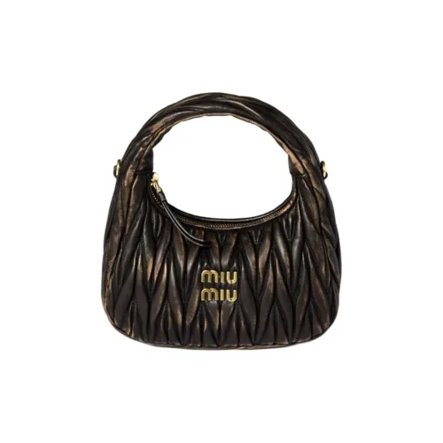 MIU MIU Wander series Овчина Сумка Женские Кофе