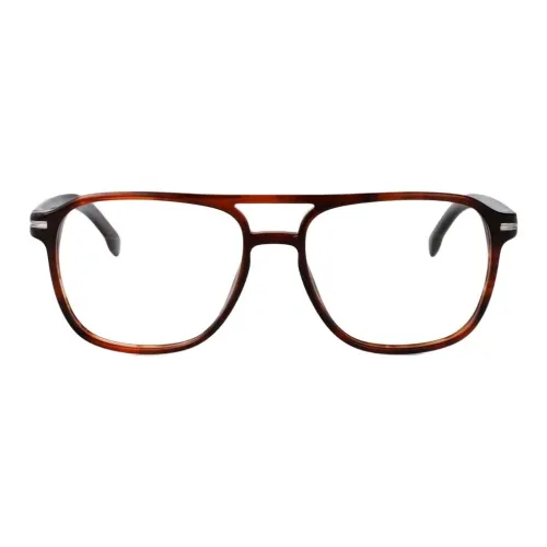 BOSS Ацетат Квадратные Оправы для Очков Мужские Умбра