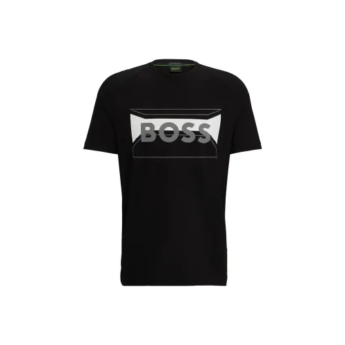 Hugo Boss FW23 T Рубашка Мужская Черная
