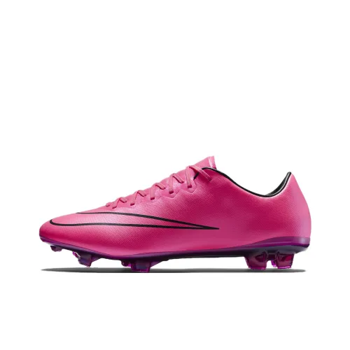 Nike Mercurial Vapor 10 Мужские футбольные бутсы устойчивые к истиранию розовые