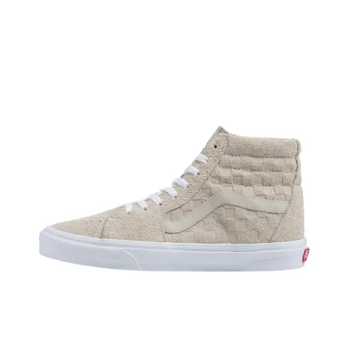 Vans Sk8 Hi Устойчивые к истиранию высокие кроссовки для скейтбординга Мужские Бежевые