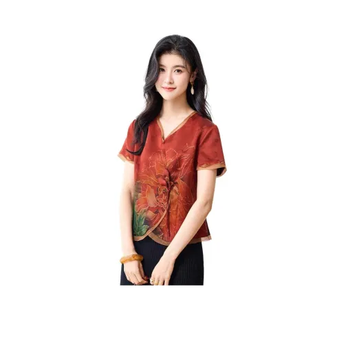 JINJU Женские футболки с коротким рукавом