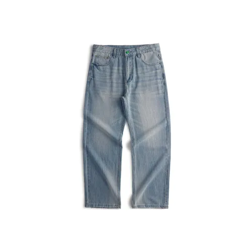 Azvk H2 NB0076 Светло-Синий Мужские Джинсы