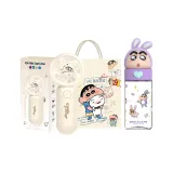 Карандашный Шин-чан Веер Бежевый + Сумка для покупок + Кролик Чашка для воды