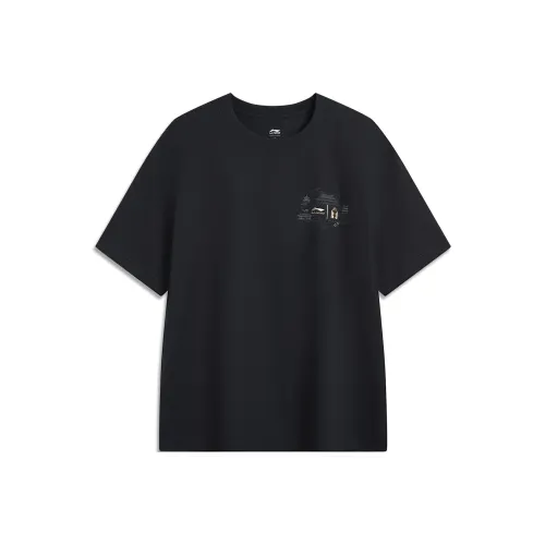 Подкладка x Forbidden City Коллаборация Chinese Culture Series T-Рубашка Мужская Черная