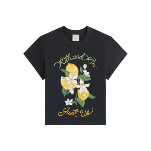 KITH Черные Женские Футболки