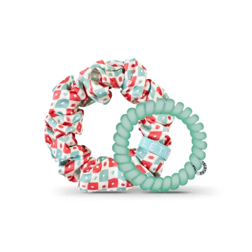 TELETIES Шелковые резинки-спирали для волос женские