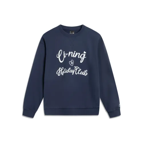 LINING Sports Life Collection Толстовка Женская Темно-Ирисовый Синий