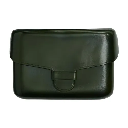 Lemaire Relief Логотип Магнитная застежка Коровья кожа Унисекс Kombu Зеленый