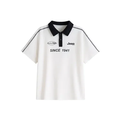 JEEP Американский винтаж Преппи стиль Поло Подростки
