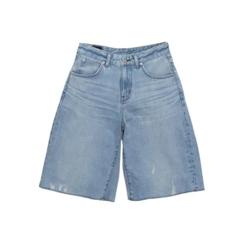 Lee Светло-синие Женские Джинсовые Шорты