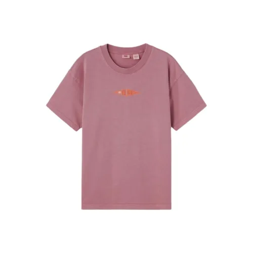 Levis Розовые Мужские T-рубашки