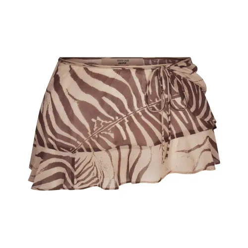 SKIMS x Roberto Cavalli SS25 Галстук Боковая сторона Мини-юбка Платья и юбки для плавания Женские