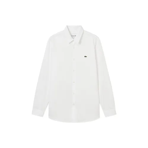 Коллаборация LACOSTE 001/Белый Мужские Рубашки