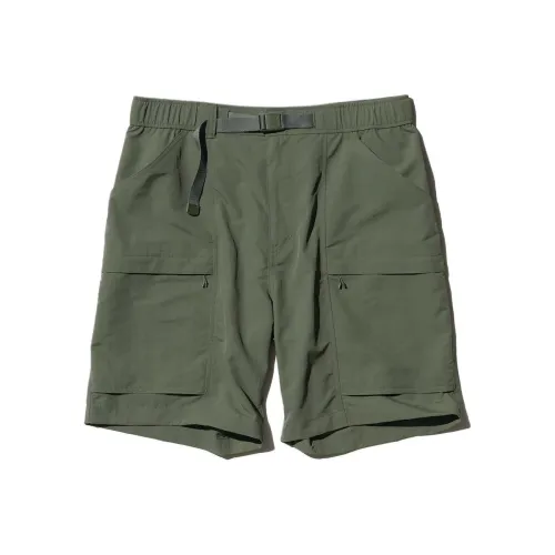 UNIQLO Повседневные шорты унисекс оливково-зеленые