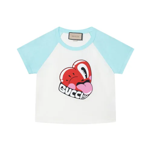 GUCCI SS24 Реглан-рукав T-рубашка Женская Экрю