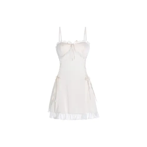 GOYN Sweet Lace Up Ночная сорочка Топ на бретелях Женские