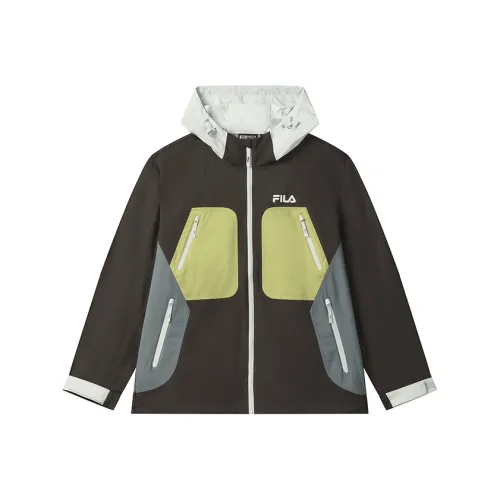FILA ORIGINALE Темный земляной тон Мужские куртки