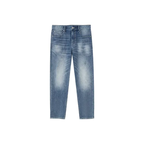 JACK JONES E42 Medium Denim Blue Men's Jeans JACK JONES E42 Средний деним синий мужской джинсы