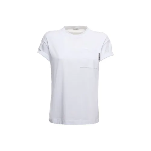 BRUNELLO CUCINELLI Белые Женские Рубашки T