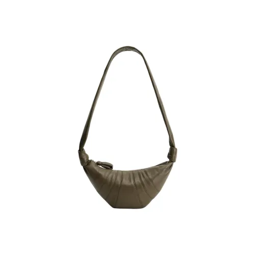 Lemaire Овчина Круассан Сумка Плечевая Сумка Маленькая Женская Темный Хаки