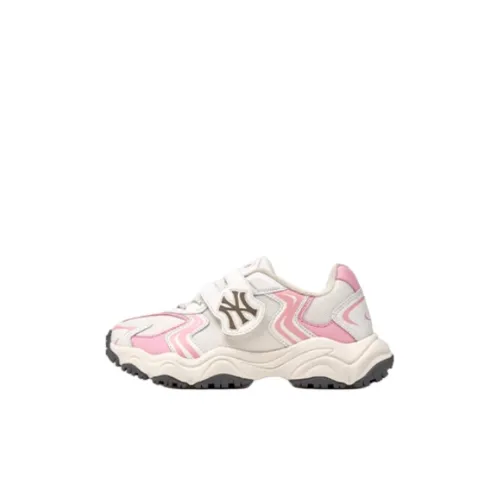 MLB KIDS New York Yankees Противоскользящие Устойчивые к истиранию Дышащие Низкие Кроссовки для Беговых Занятий для Детей Розовые Детские