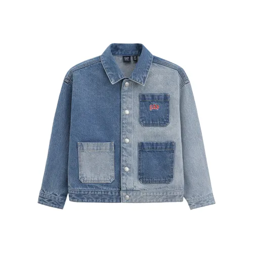 GAP совместная марка Средняя стирка KIDS Куртки