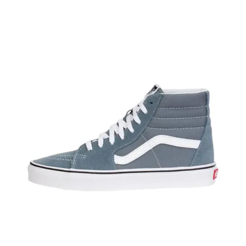 Vans Sk8 Hi Устойчивые к истиранию высокие кроссовки для скейтбординга Мужские Синие
